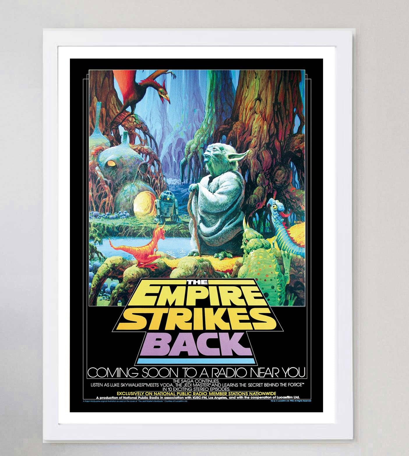 1983 Star Wars L'Impero colpisce ancora NPR Poster originale d'epoca In condizioni buone in vendita a Winchester, GB