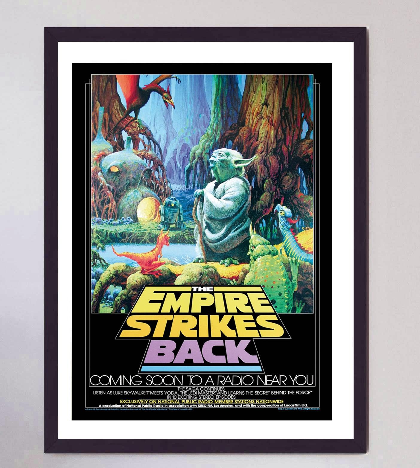 Fine XX secolo 1983 Star Wars L'Impero colpisce ancora NPR Poster originale d'epoca in vendita