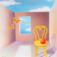 1983 Surrealist Painting by Libertad Gomez