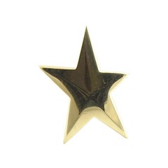 1983 Tiffany & Co. Angela Cummings Single 18 Karat Yellow Gold Star Earring