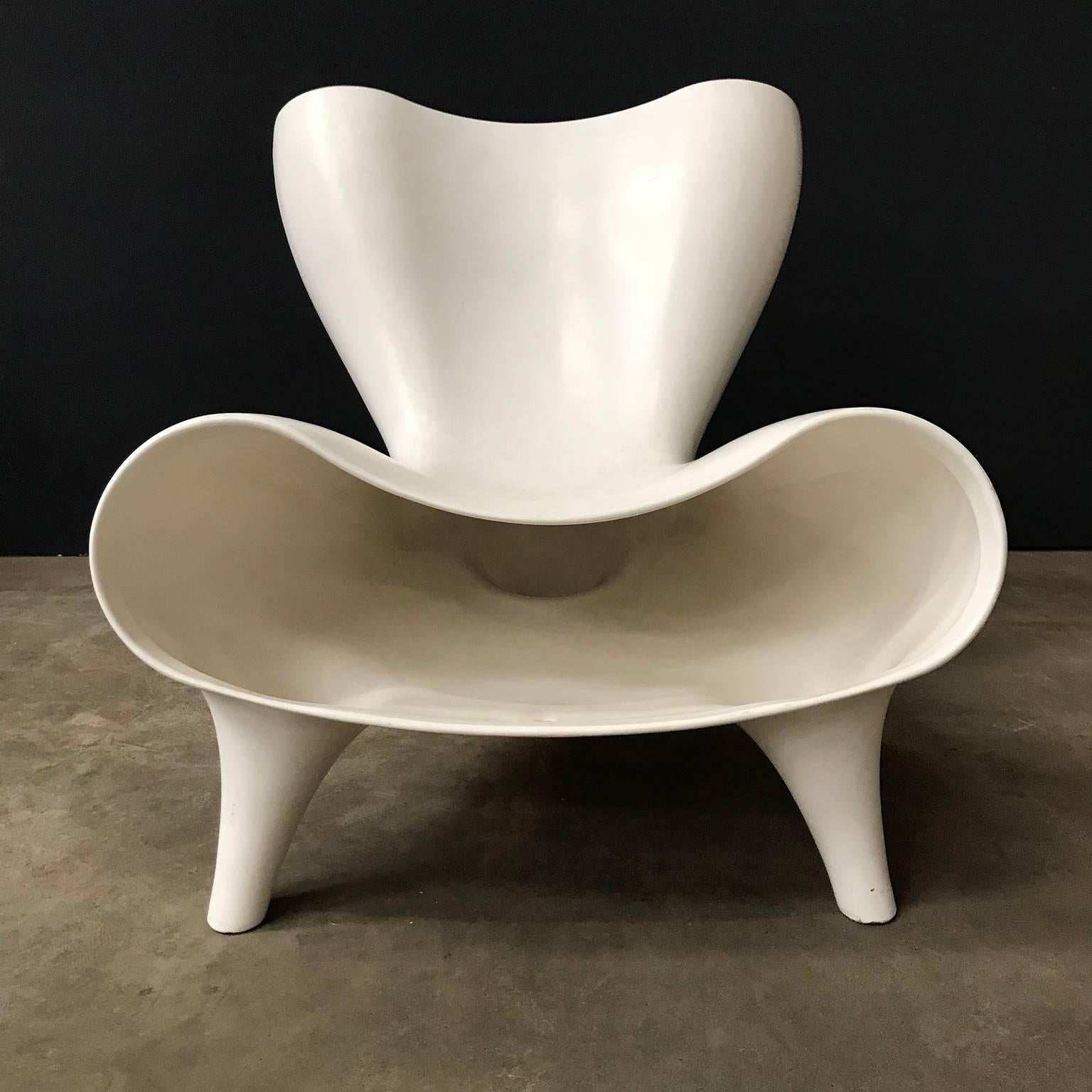 1983, Marc Newson, Orgone Chair in White For Sale 7