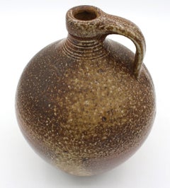 1984-1995 Speckled Brown Mark Hewitt Pottery Jug