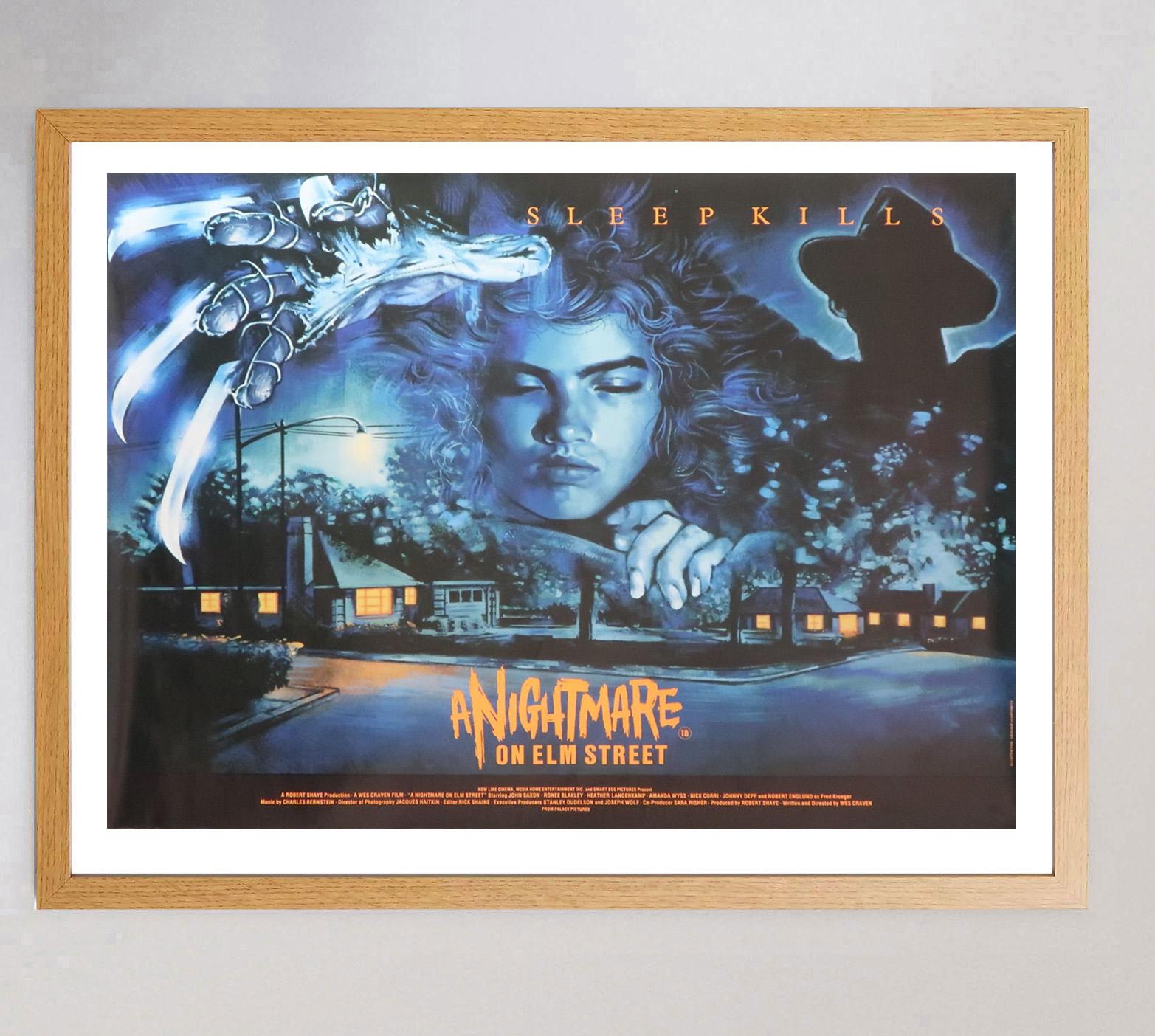 British 1984 A Nightmare on Elm Street Original Vintage Poster For Sale