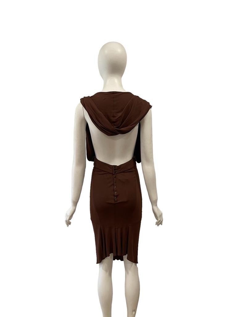1984 Vestido con capucha ALAIA

Material de rayón elástico 
Estado: Muy bueno
29