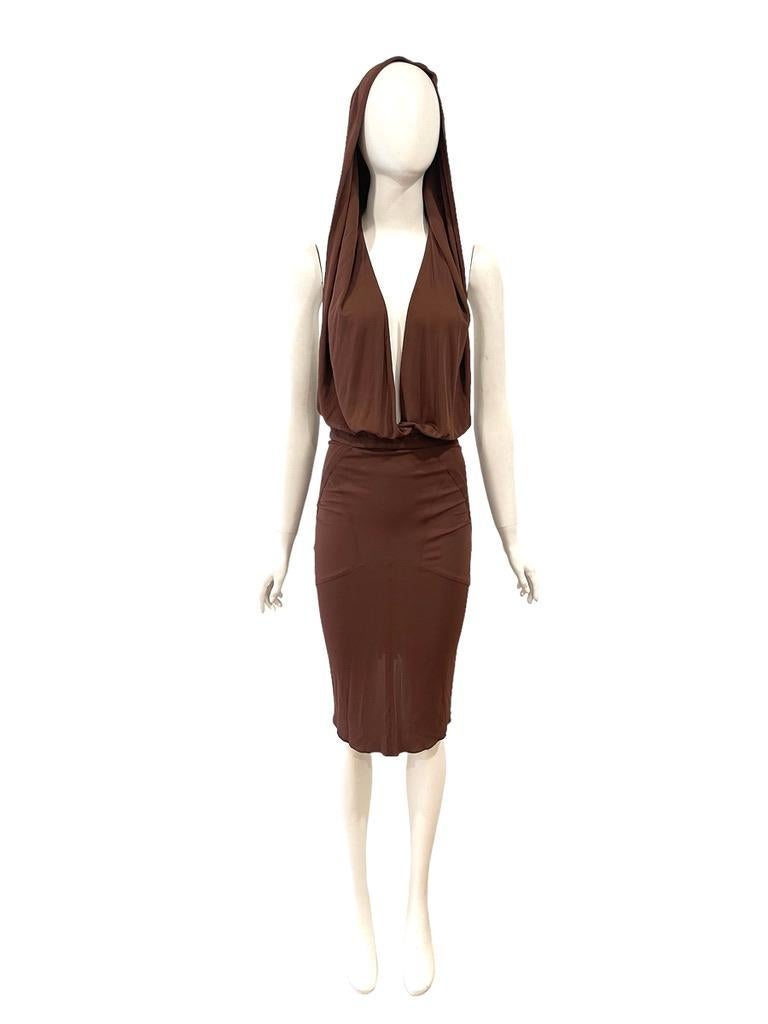 1984 Vestido con capucha ALAIA en venta 2