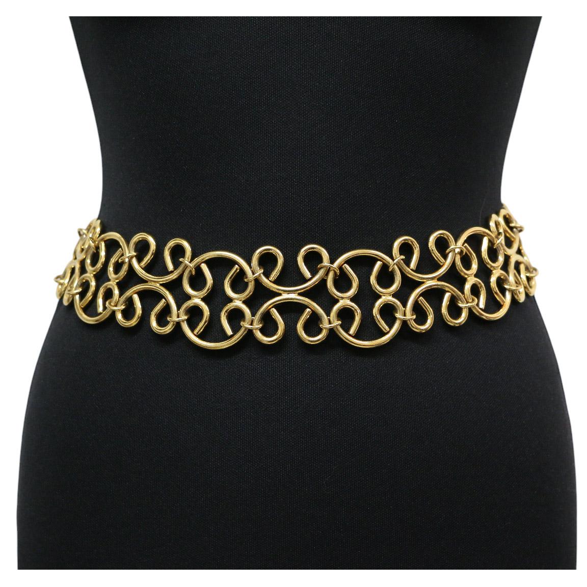 Beige 1984 Ceinture Victoire de Castellane de Chanel en vente
