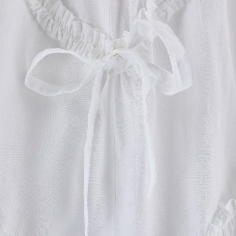 1984 Documented Laura Ashley White Cotton Wedding Dress For Sale at 1stDibs 1984 Documented Laura Ashley White Cotton Wedding Dress For Sale at 1stDibs