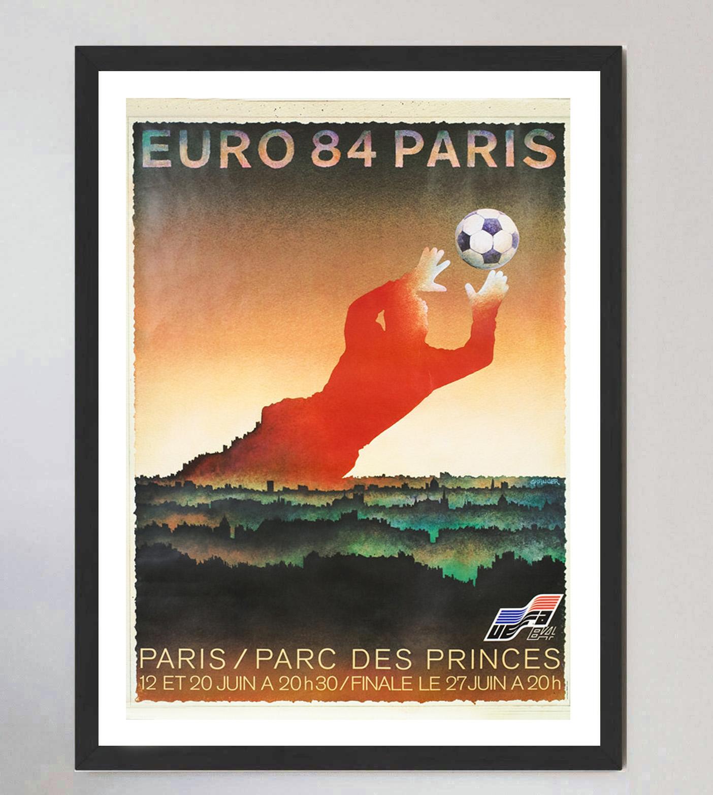 Fine XX secolo 1984 Euro 84 - Parigi Poster originale d'epoca in vendita