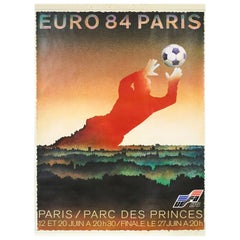 1984 Euro 84 - Paris Original Vintage Poster