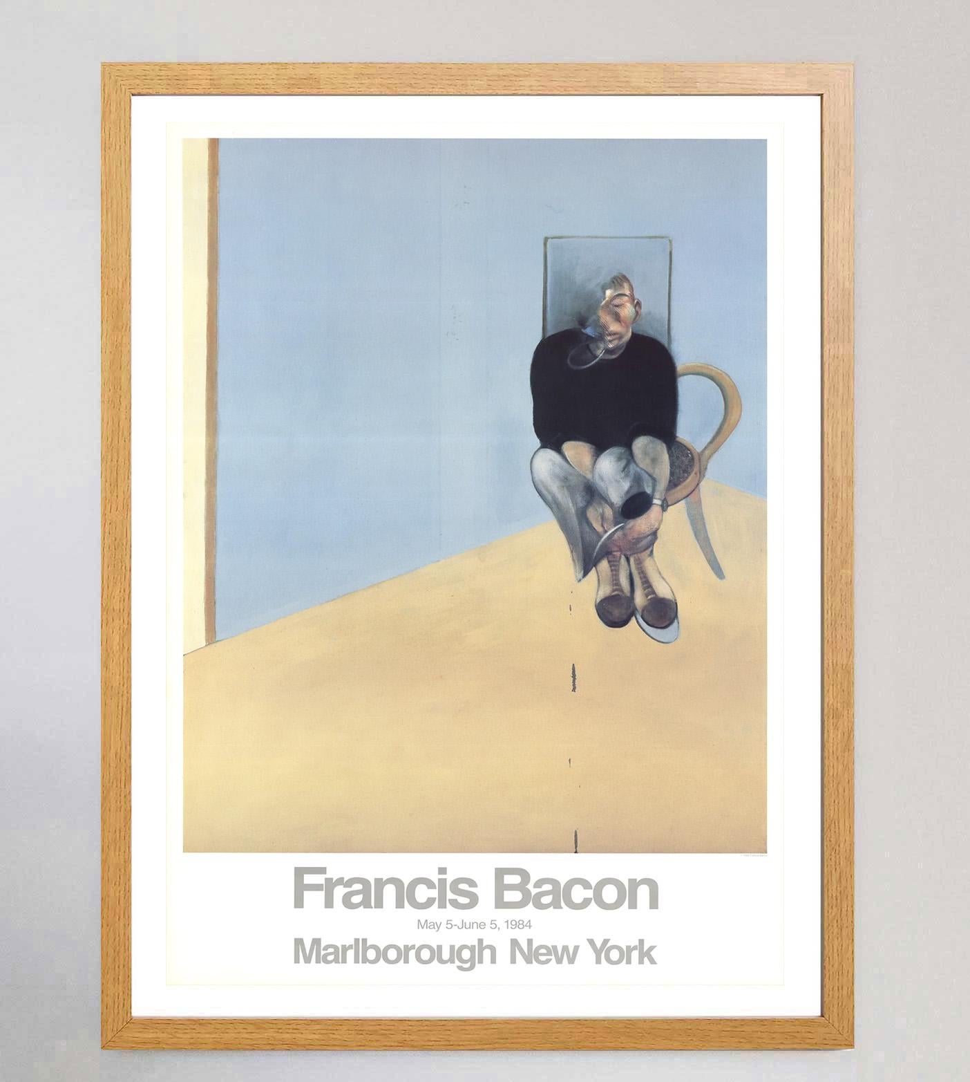1984 Francis Bacon - Marlborough Gallery Poster originale d'epoca In condizioni buone in vendita a Winchester, GB