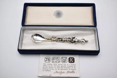 Cuillère en argent sterling Jocelyn Burton édition limitée 21 sur 250, 1984