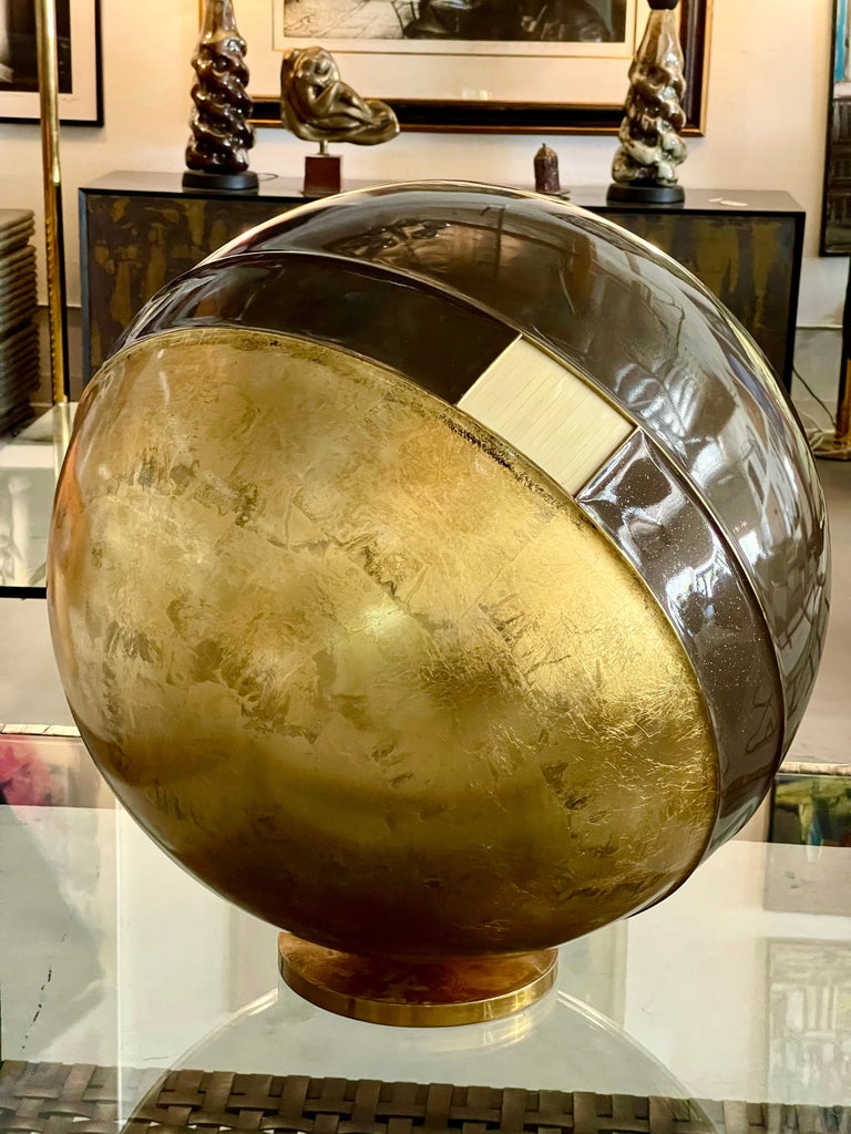 Gold Leaf 1984 Jonson Marcius Globe For Sale