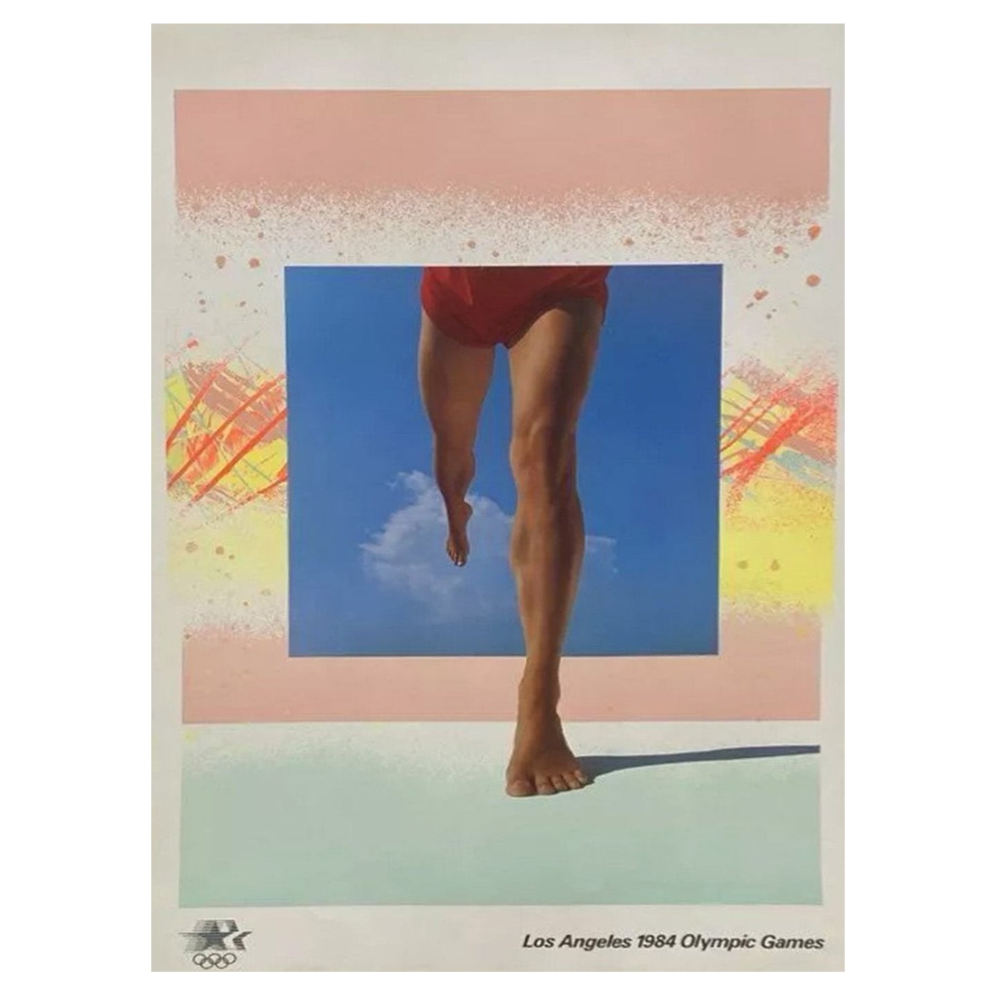 Juegos Olímpicos de Los Ángeles 1984 - April Greiman y Jayme Odgers Cartel original
