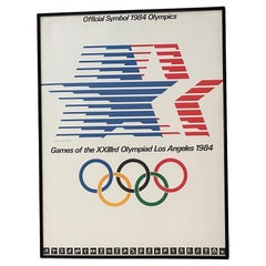 Vintage  "1984 Los Angeles Olympics" Poster