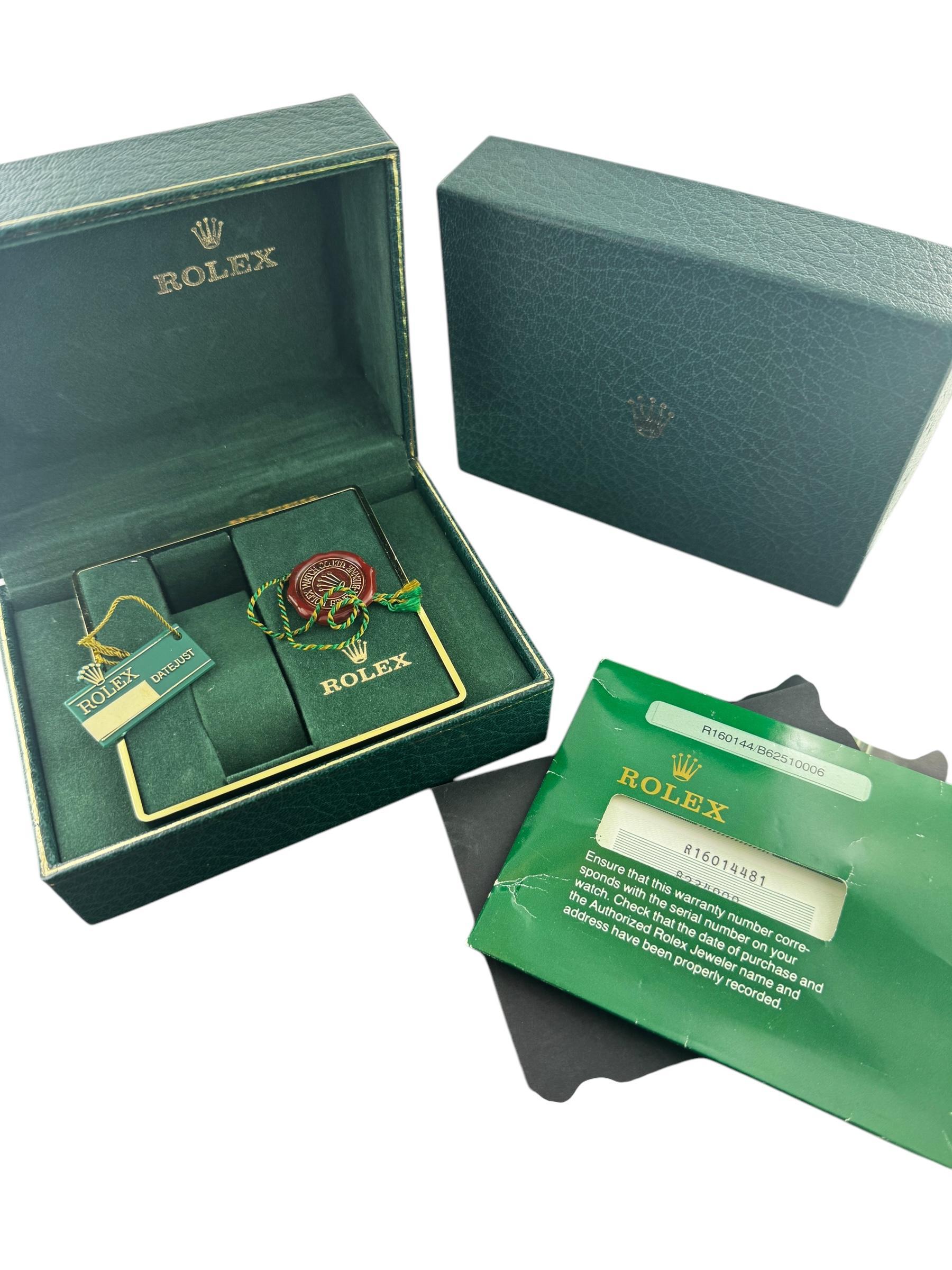 1984 Homme Rolex Datejust 16014 Silver Tapestry Dial Jubilee Band #21370 4