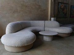 1984 Milo Baughman für Thayer Coggin Sit Tight, achtteiliges Sofa