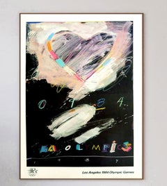 1984 Olympic Games Los Angeles - Raymond Saunders Original Vintage Poster