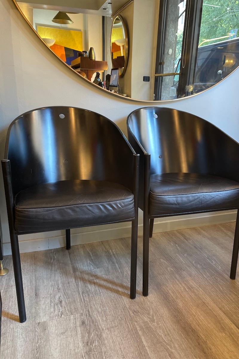 Fin du 20e siècle 1984 Paire de fauteuils Costes par Philippe Starck pour Driade - ALEPH en vente