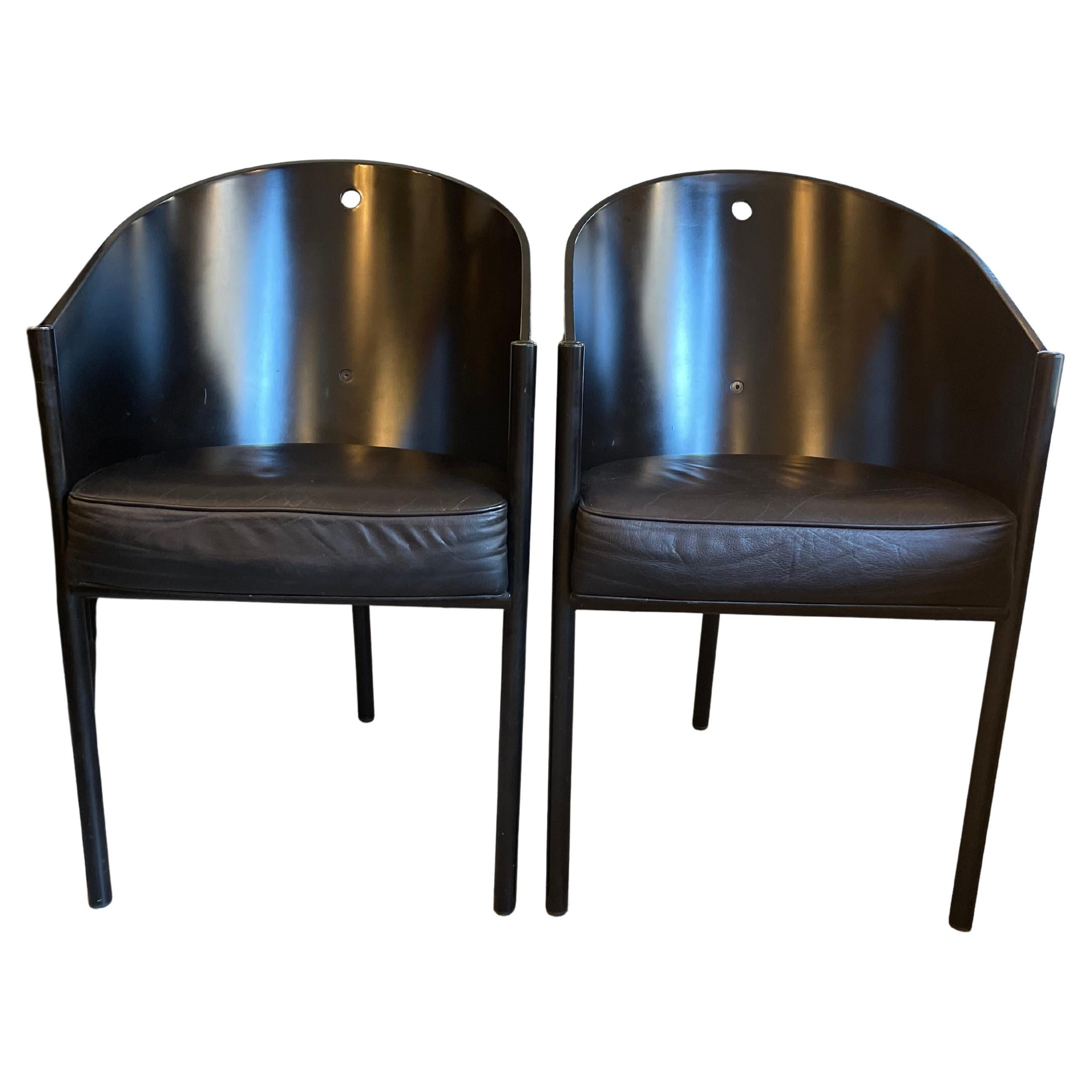 1984 Paire de fauteuils Costes par Philippe Starck pour Driade - ALEPH en vente