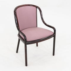 1984 Pair of Ward Bennett for Brickel Associates Dining Chairs in Fabric