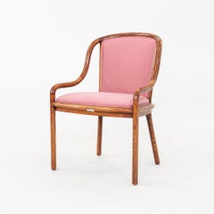 1984 Pair of Ward Bennett for Brickel Associates Dining Chairs in Fabric