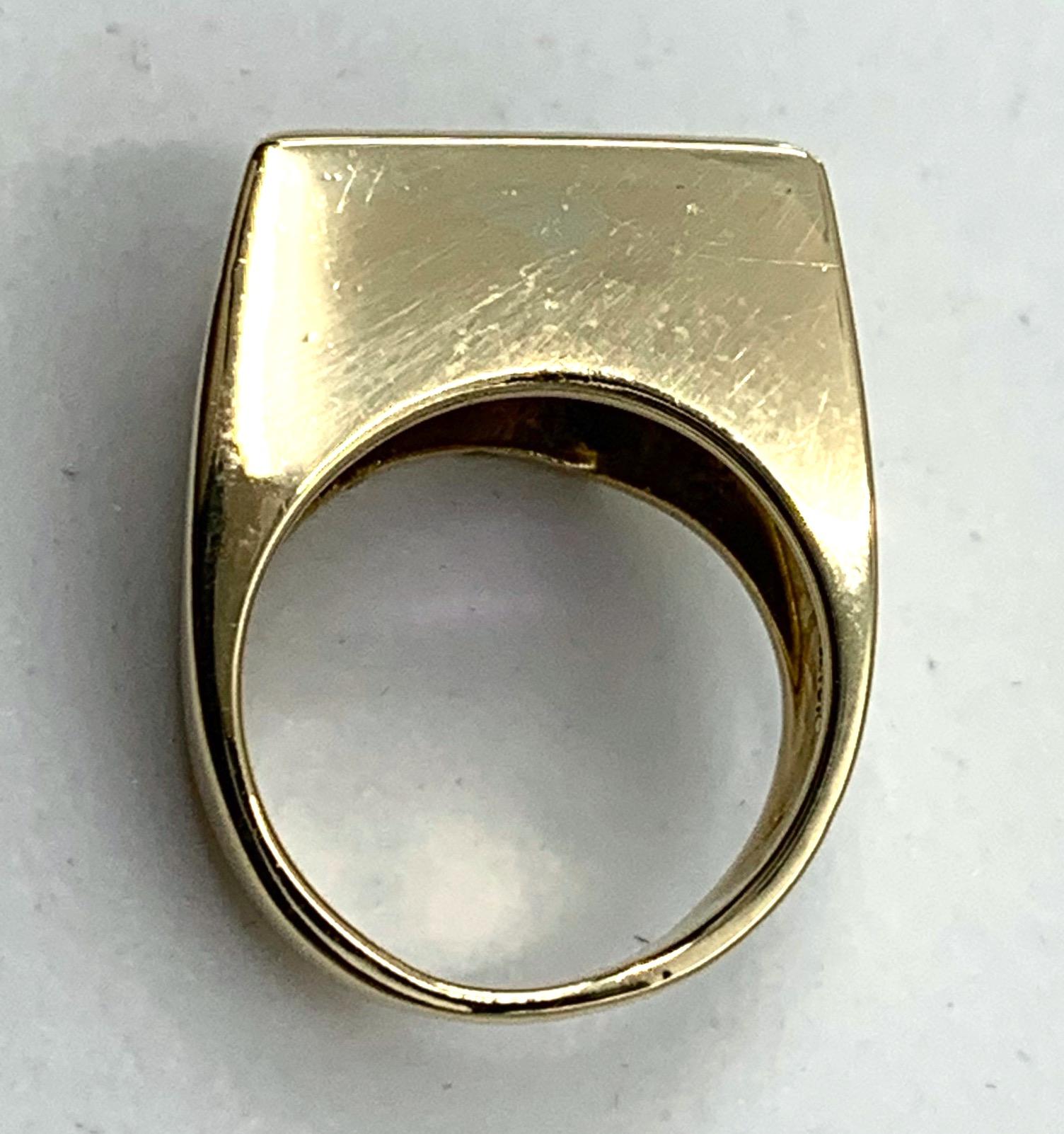 1984 Paloma Picasso for Tiffany & Co. Amethyst Cocktail Ring in 18K Yellow Gold 10