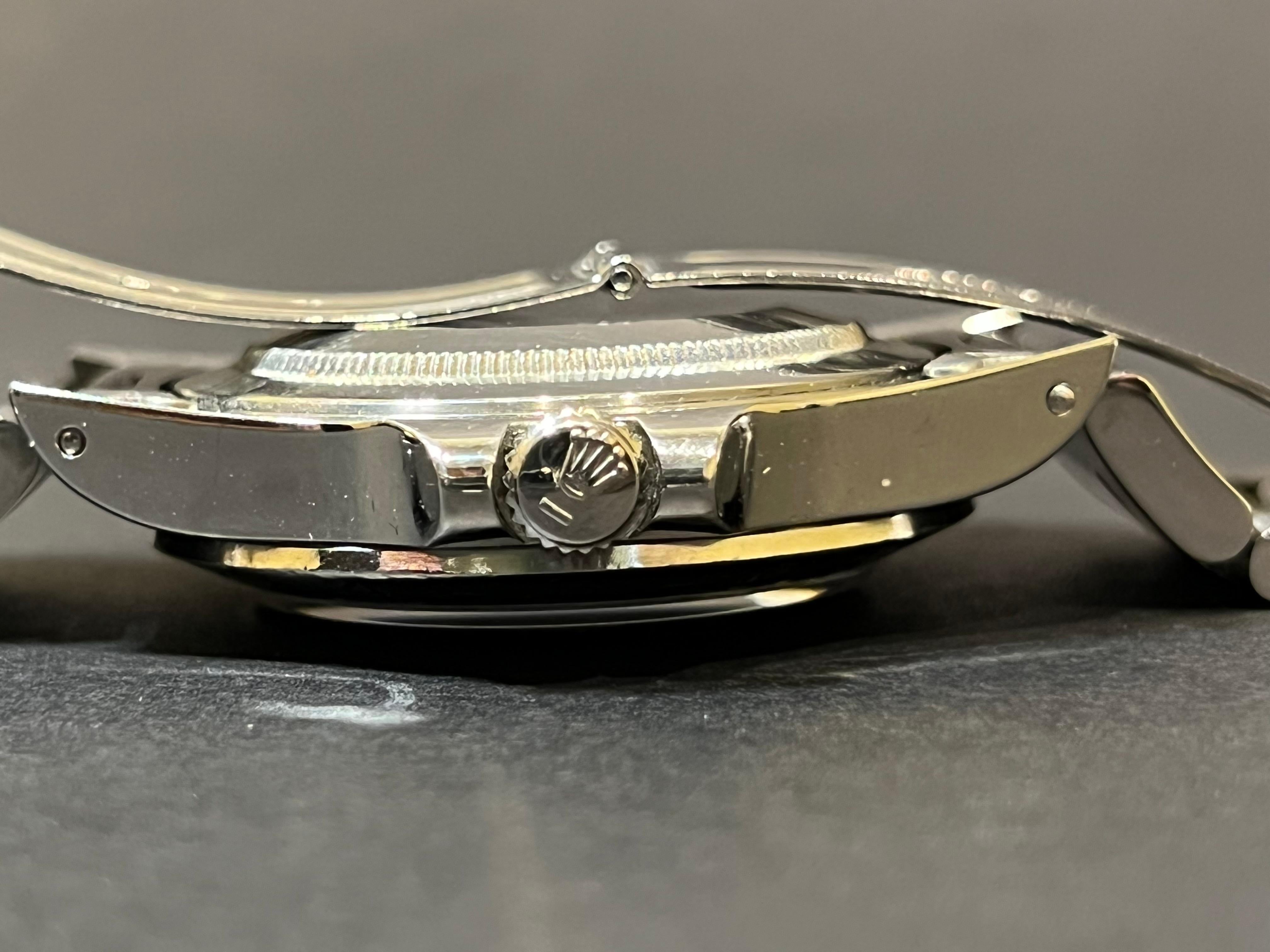 Men's 1984 Rolex Explorer II 16550 Black Dial Stainless Steel Wristwatch For Sale
