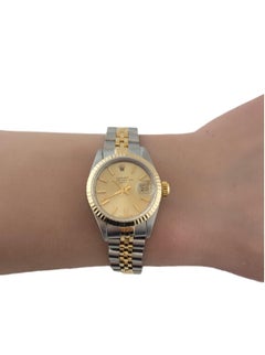 1984 Rolex Damen zweifarbige Uhr 69173 Jubiläumsband Gold Zifferblatt #17221