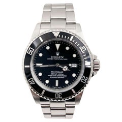 Used 1984 Rolex Sea Dweller 16660 Black Dial Stainless Steel Box Service Paper