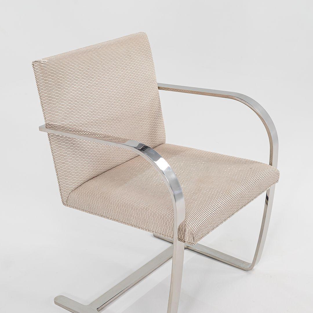 1984 Set aus sechs Mies van der Rohe für Knoll Flachen Barstühlen Brno in Grau im Angebot 1