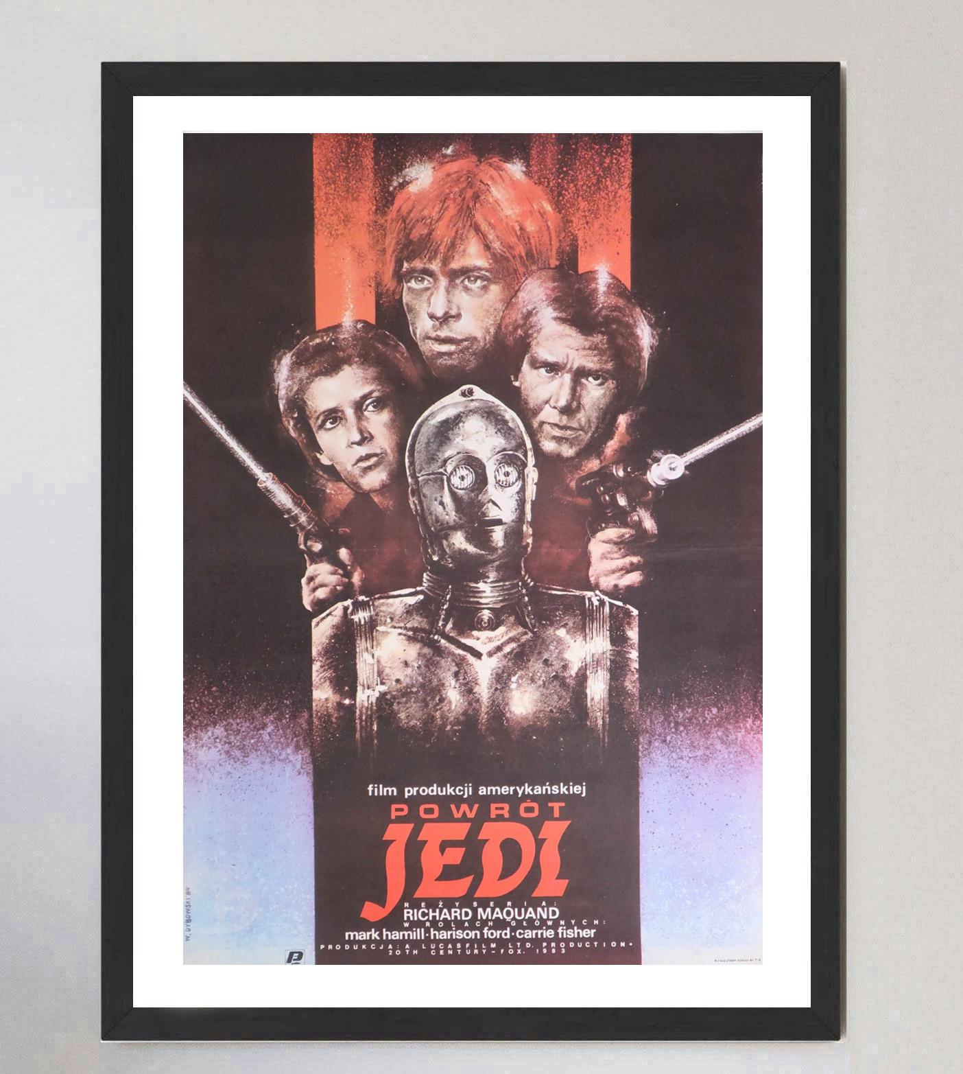 Fine XX secolo 1984 Star Wars Il Ritorno Dello Jedi (polacco) Poster originale d'epoca in vendita