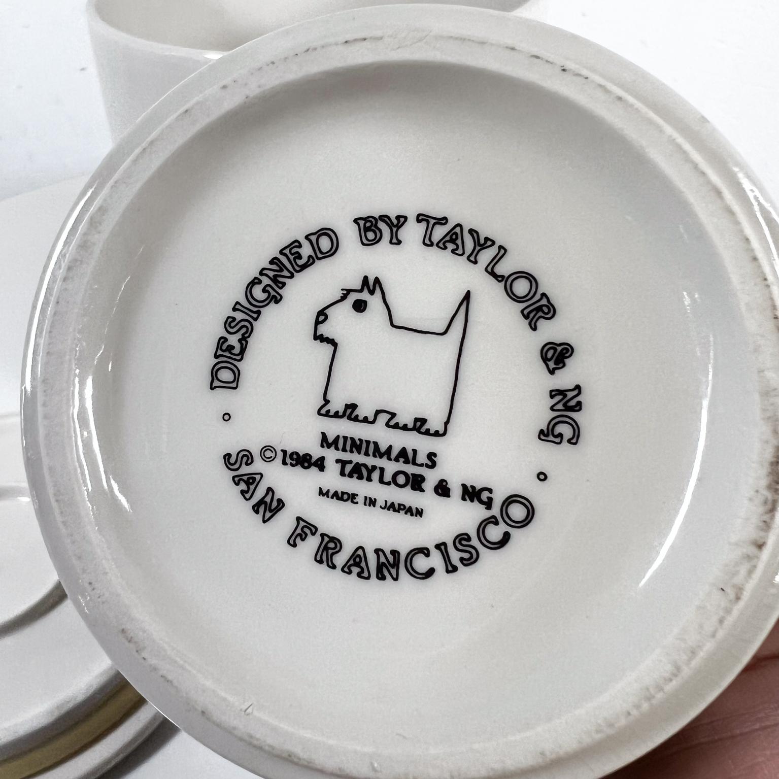 1984 Taylor & NG Minimals Scottish Terrier Dog Cookie Jar and Mug For Sale 2