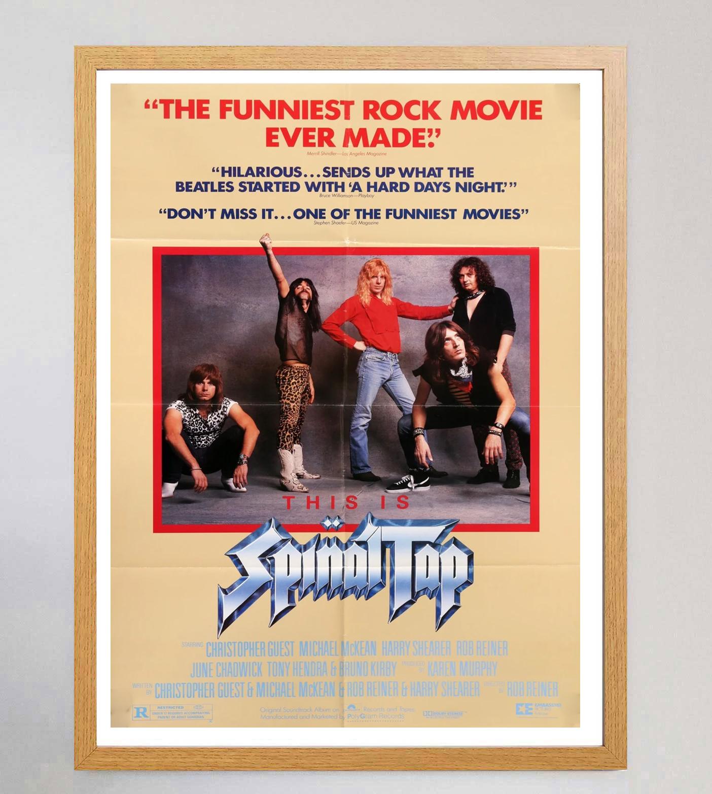 American 1984 This is Spinal Tap Original Vintage Poster For Sale