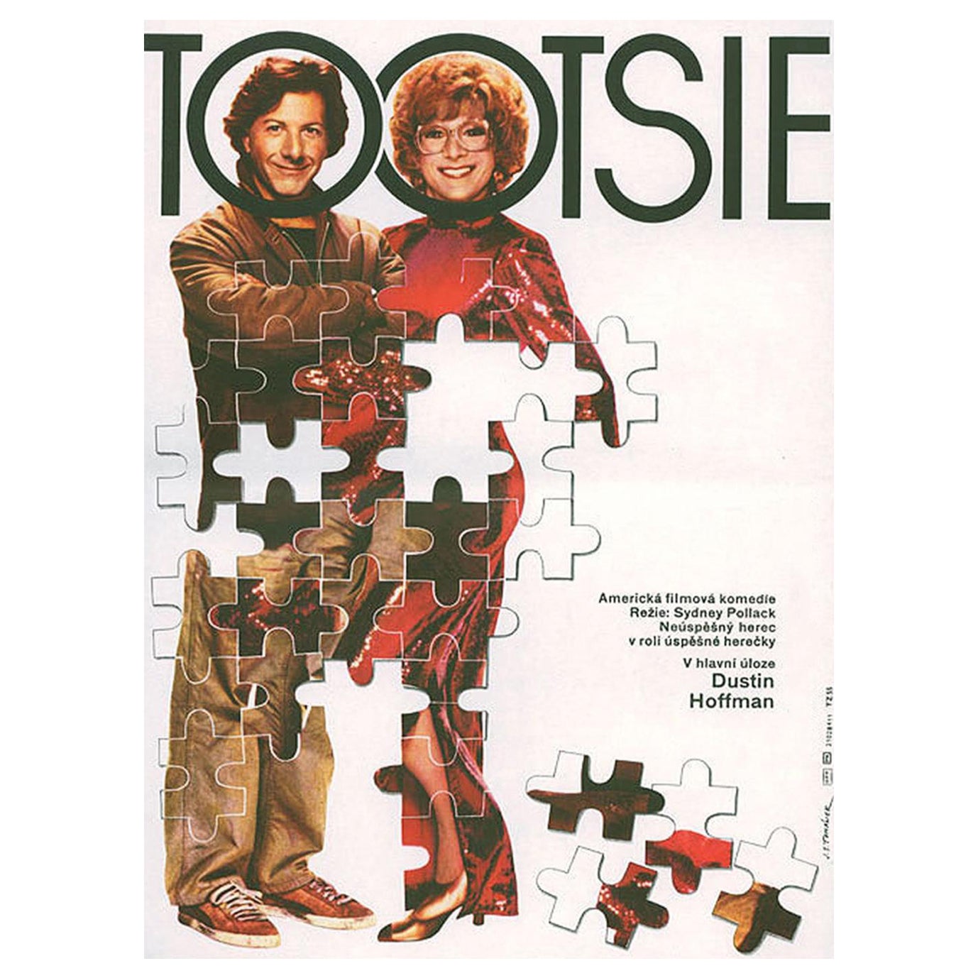 1984 Tootsie (Repubblica Ceca) Poster originale d
epoca