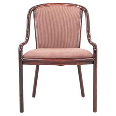 1984 Ward Bennett for Brickel Associates Dining Chair with Red Fabric