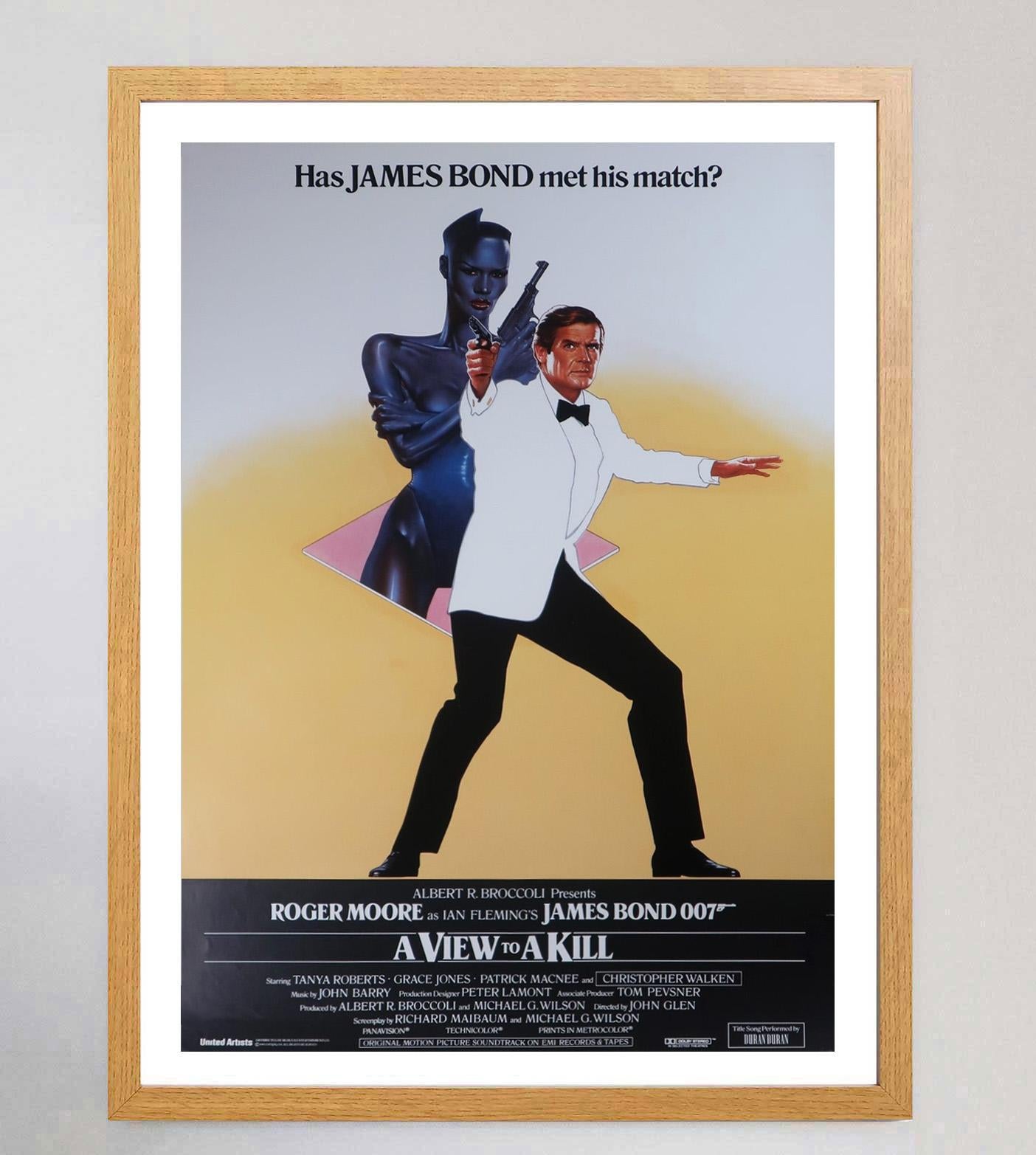 1985 „A View to a Kill“, Original-Vintage-Poster (amerikanisch) im Angebot