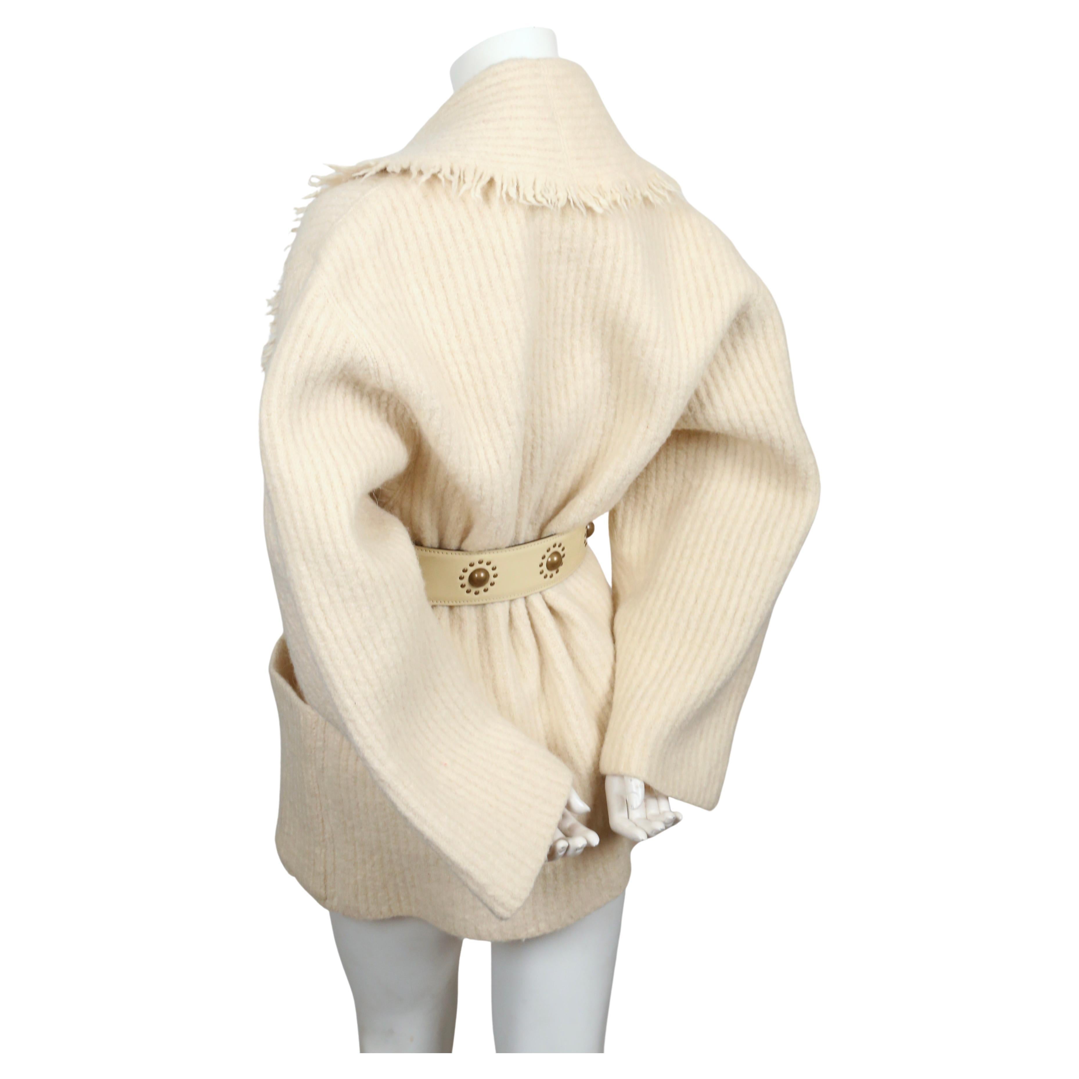 cream sweater jacket