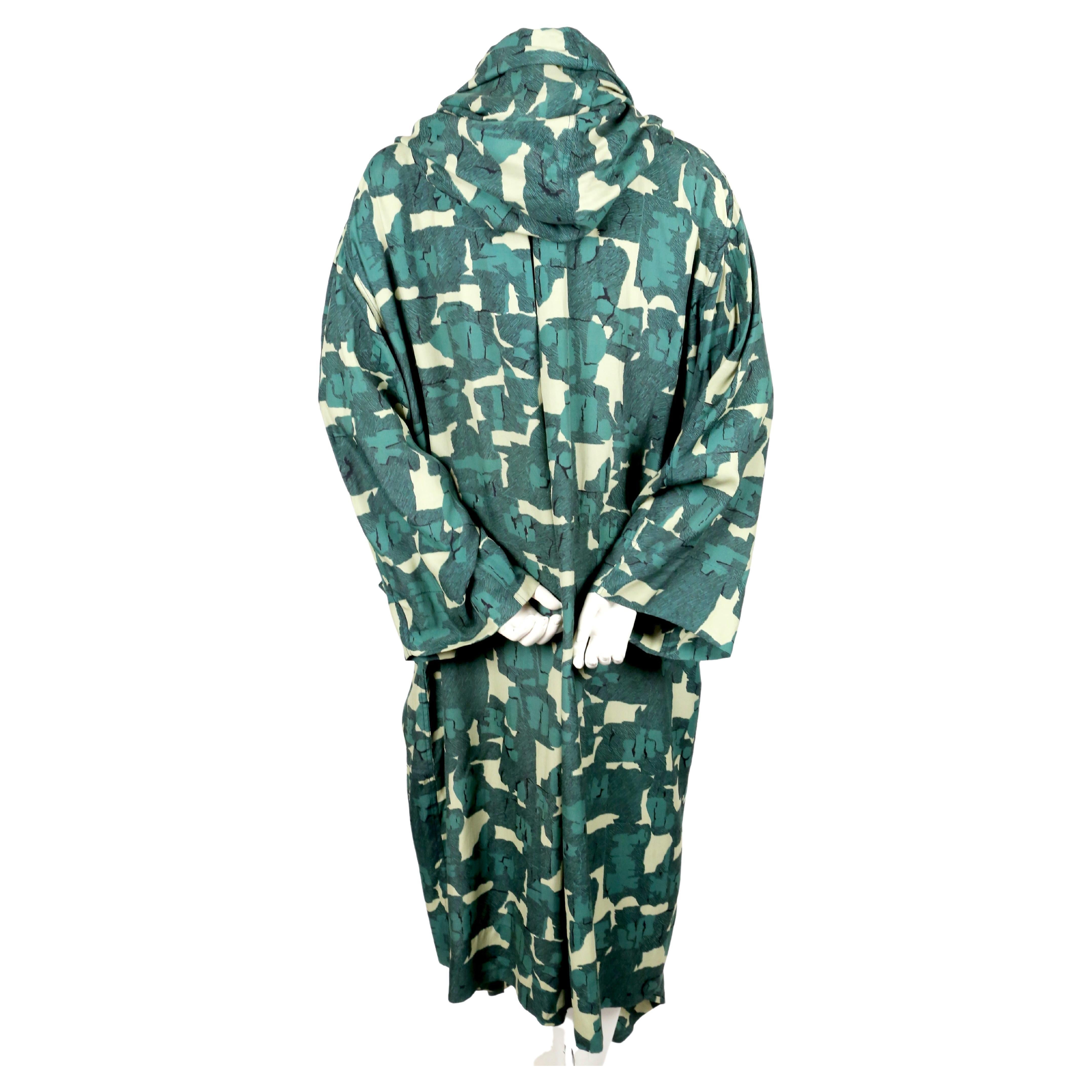 hooded kimono jacket
