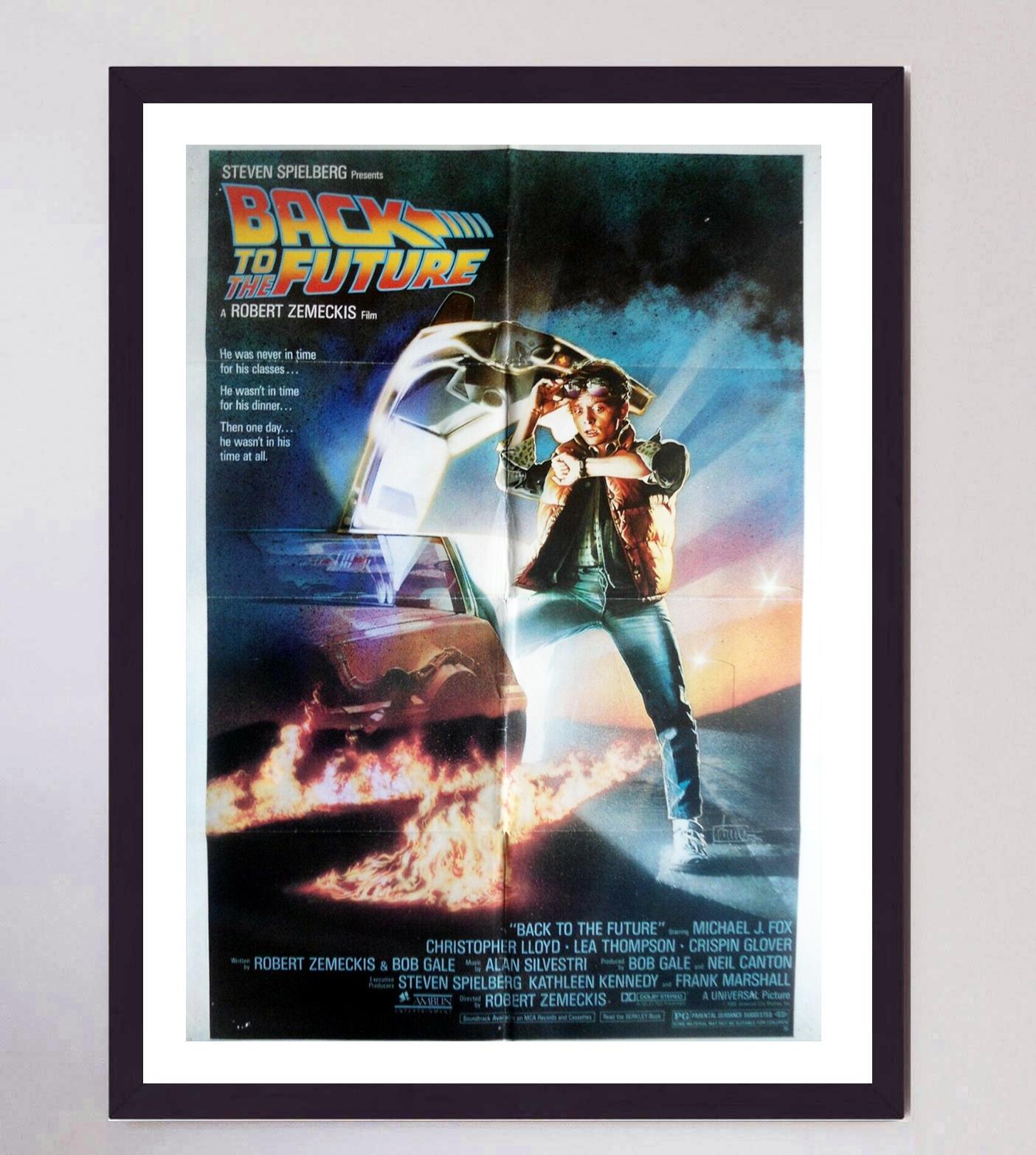 Back to the Future Original-Vintage-Poster, 1985 (Ende des 20. Jahrhunderts) im Angebot