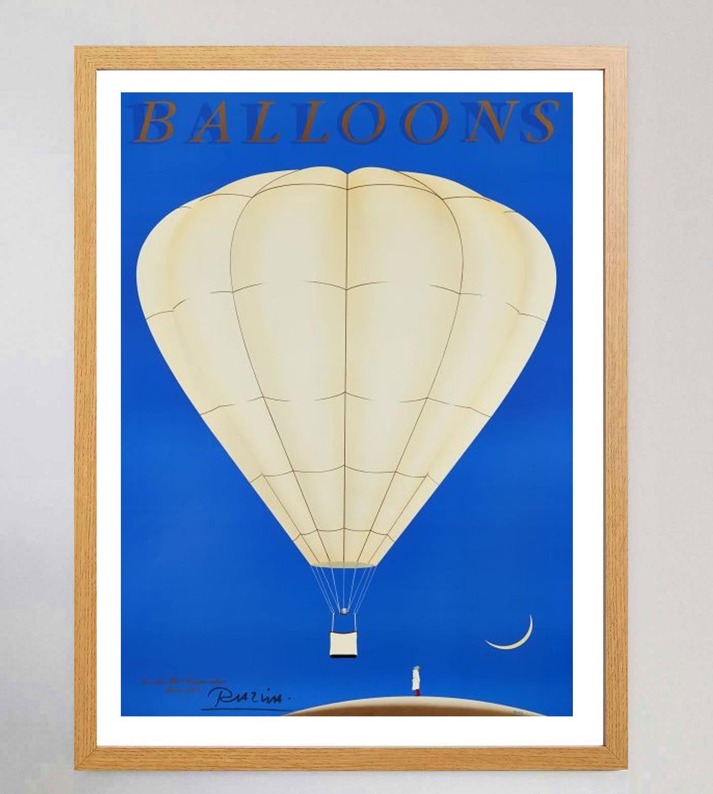 1985 Balloons - Razzia Original Vintage Poster In Good Condition For Sale In Winchester, GB