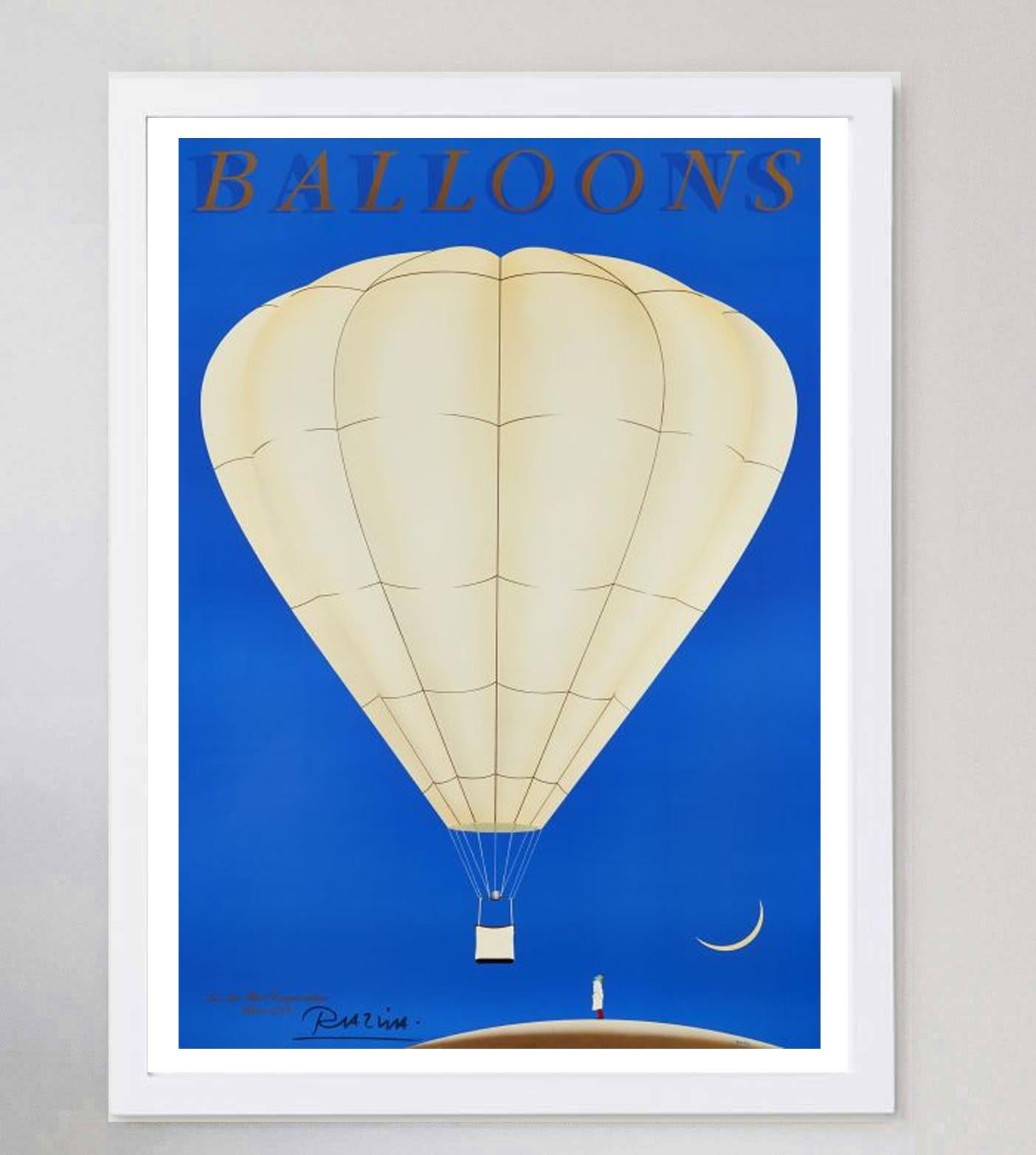 Late 20th Century 1985 Balloons - Razzia Original Vintage Poster For Sale