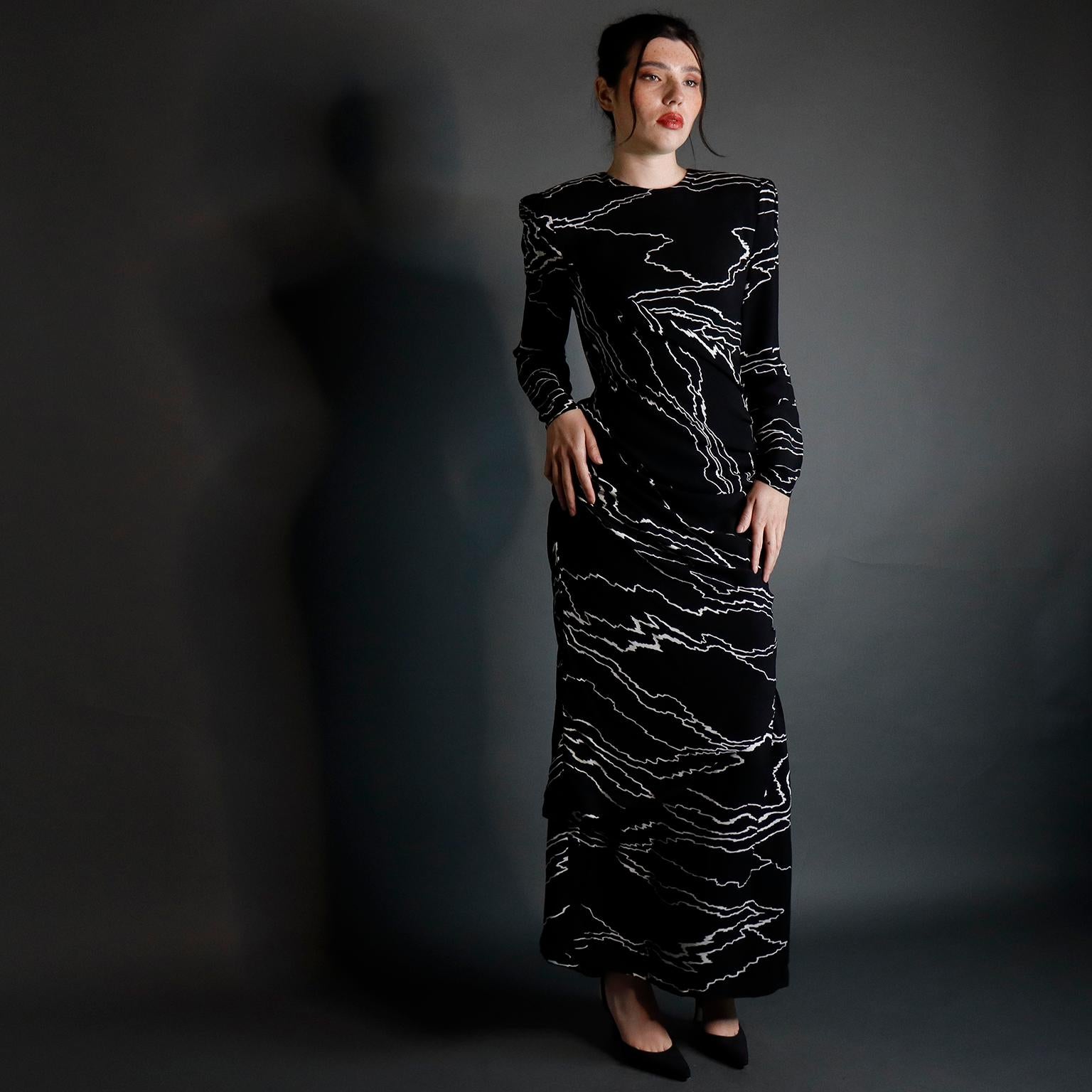 abstract gown