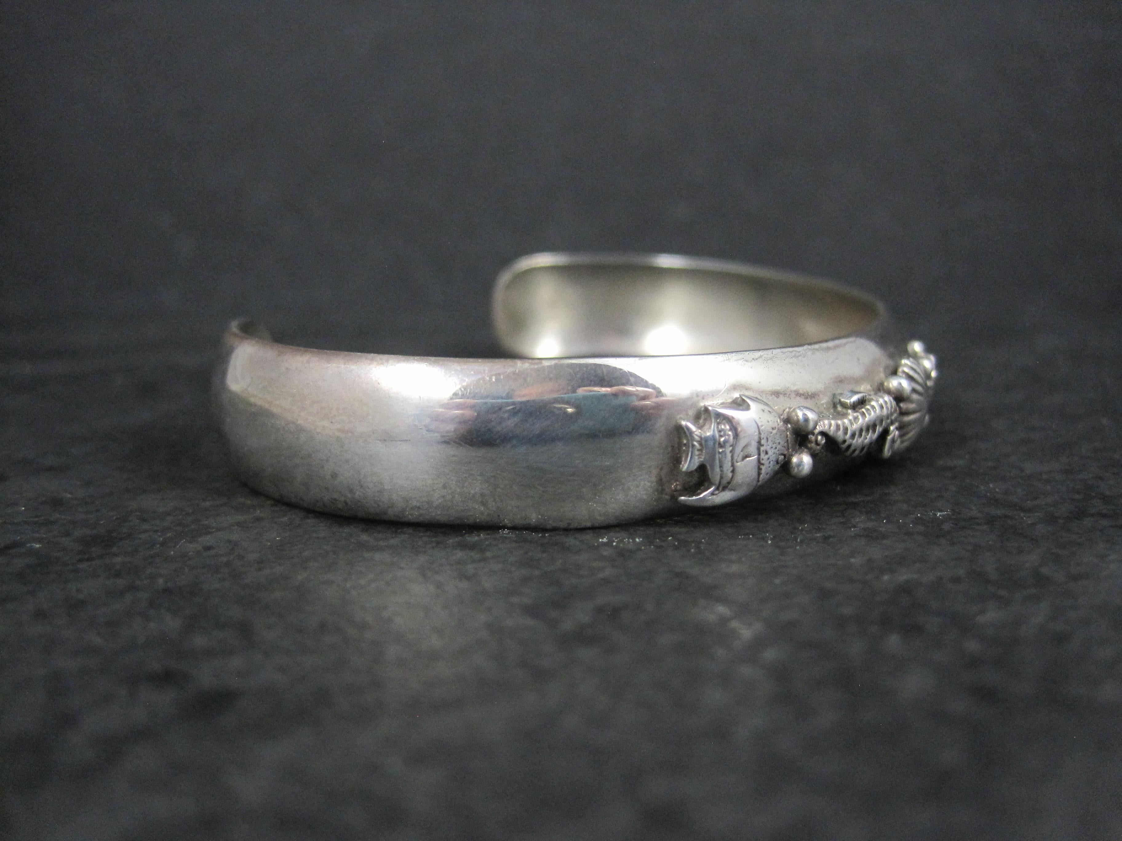 1985 Carol Felley Brazalete Vida Marina 6,5