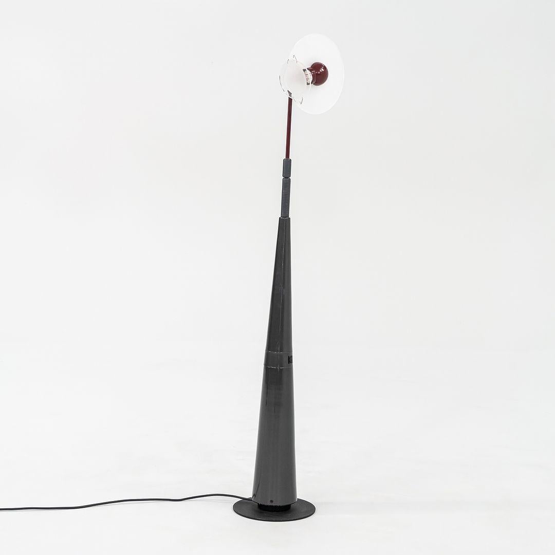 Moderne Lampadaires Club 1195 de Pier Giuseppe Ramella pour Arteluce / Flos en gris, 1985 en vente