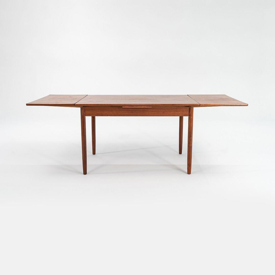 1985 Danish Teak Extension Dining Table in the Ansager Mobler Style For Sale 4