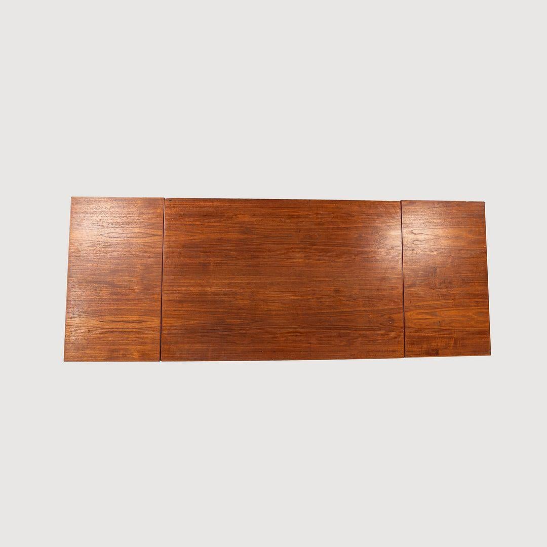 1985 Danish Teak Extension Dining Table in the Ansager Mobler Style For Sale 5