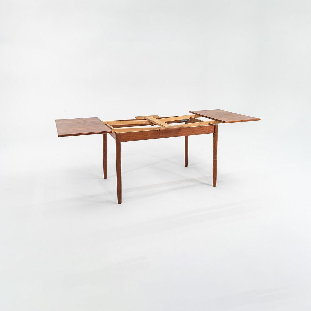 1985 Danish Teak Extension Dining Table in the Ansager Mobler Style For Sale 6