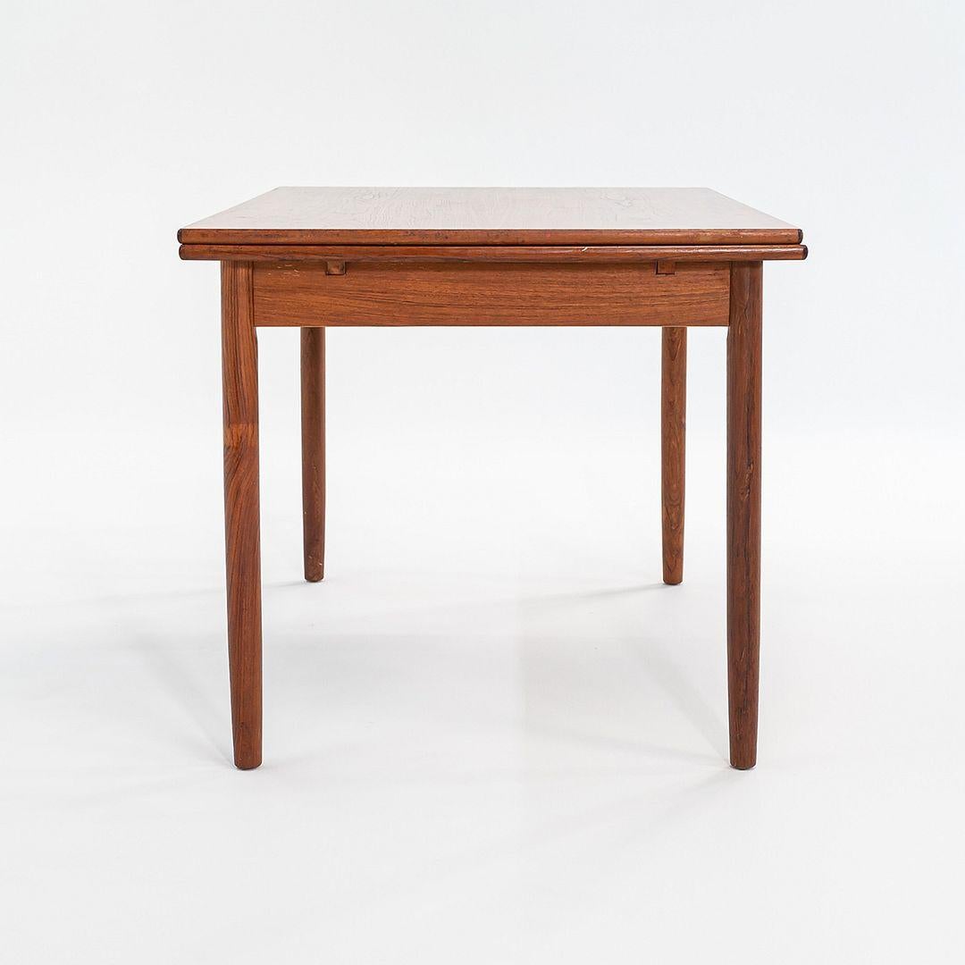 1985 Danish Teak Extension Dining Table in the Ansager Mobler Style For Sale 1