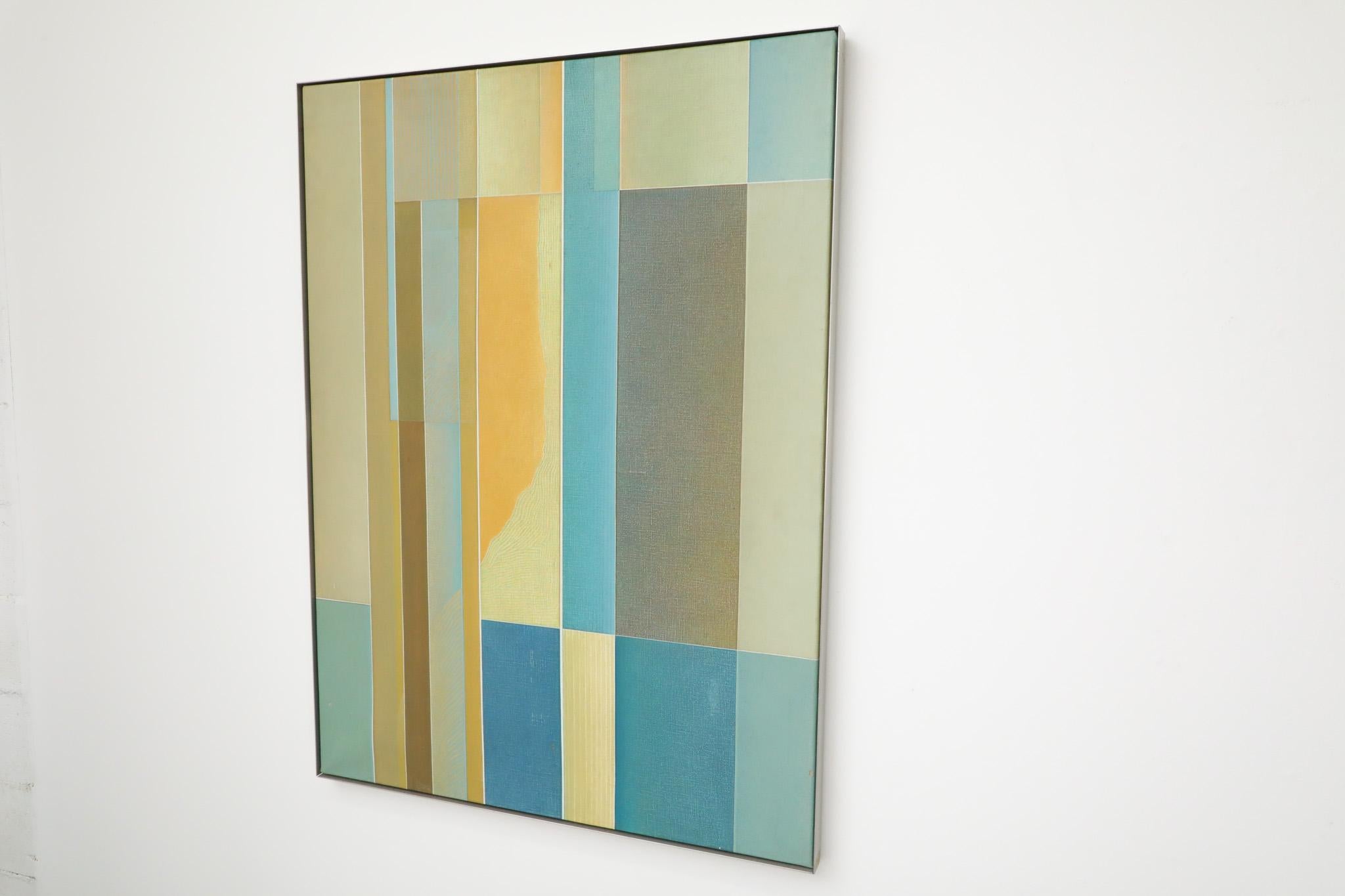 Late 20th Century 1985 Dutch Abstract Modernist Wall Art by Piet Franz (1922-1991) For Sale