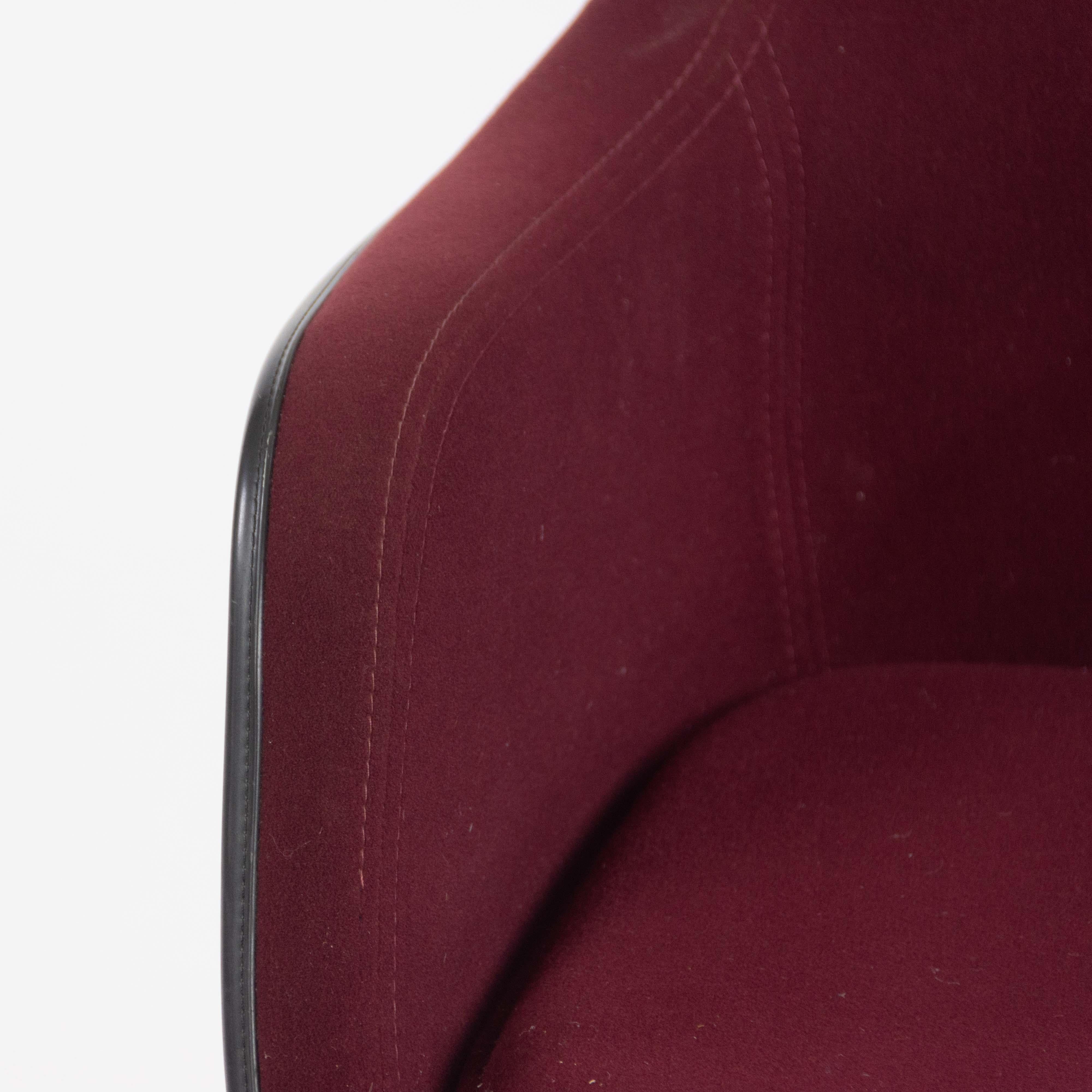 1985 Eames Herman Miller EC175 Upholstered Fiberglass Shell Chair Museum Quality For Sale 4